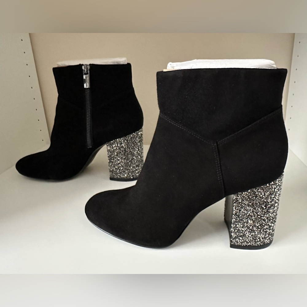 Michael Kors Cher Ankle Boot with Glitter Heel - Picture 5 of 9